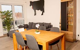 Moderne 3 Zimmer Wohnung Panorama mit großem Balkon für 4Personen inklusive Wifi und Parkplatz